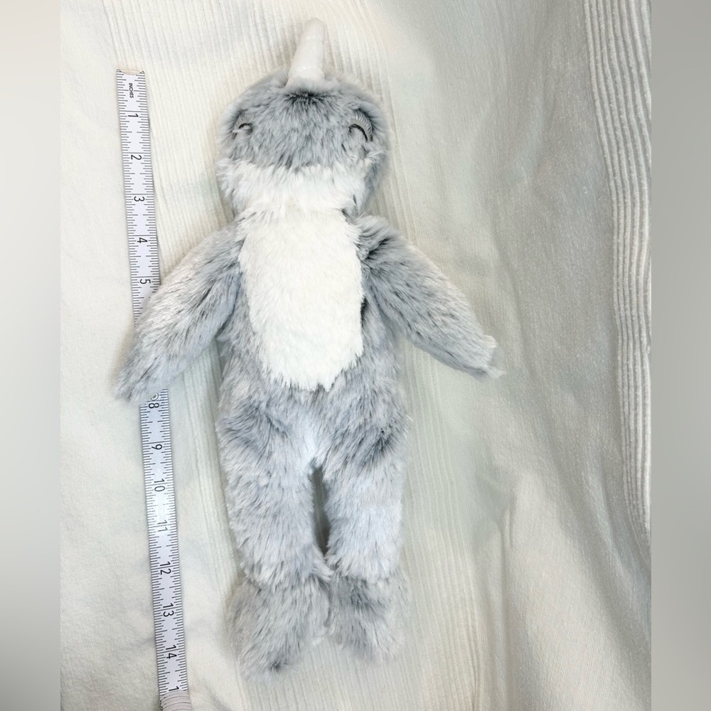 Slumberkins Silver Narwhal Kin - Picture 10 of 11